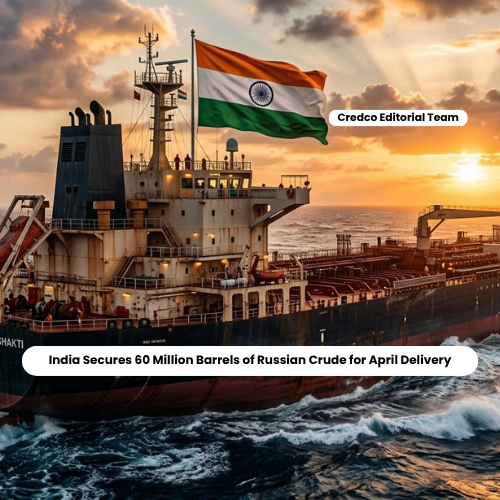 India Secures 60 Million Barrels of Russian Crude for April Delivery