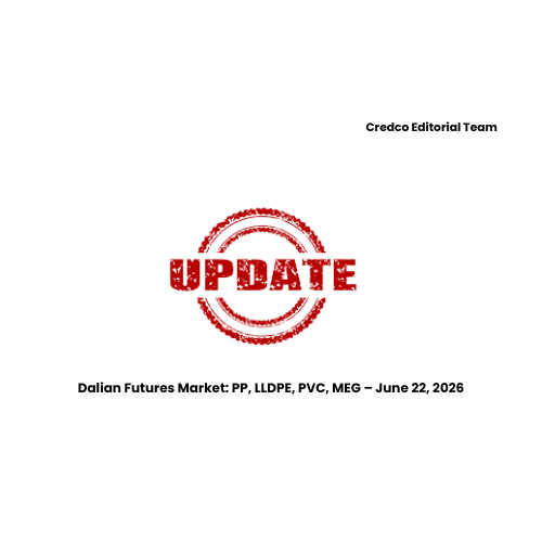 Dalian Futures Market: PP, LLDPE, PVC, MEG – June 22, 2026