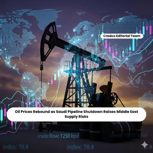 Oil Prices Rebound as Saudi Pipeline Shutdown Raises Middle East Supply Risks